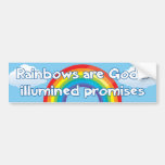 Rainbows Bumper Stickers
