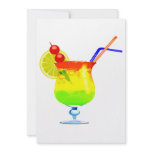 Rainbows Tropical Drink invitations