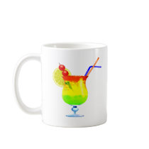 Rainbows Tropical Drink Coffee Mugs