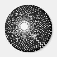 Rainbowtruth Live Hallucinations Optical Illusion Refrigerator Magnet