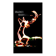 raindeer glow business card template