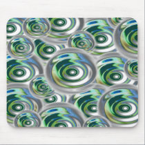 Raindrops Mousemat Blue/Green mousepads