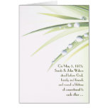 Raindrops on Leaves Greeting Cards