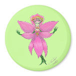 Rainforest Orchid Fairy Magnet