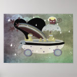 Raining day duck Print