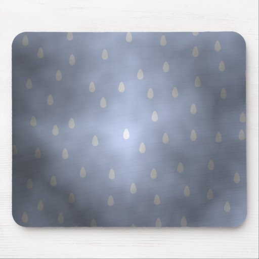 Rainy cloudy stormy sky. Grey and Blue. Mousepad