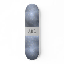 Rainy cloudy stormy sky. Grey and Blue. Skateboard Decks