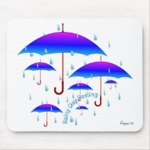 Rainy Day Feeling Mouse Pad