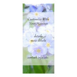 Rainy Day Forget Me Nots Custom Rack Cards