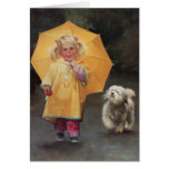 Rainy Day Pals Greeting Card