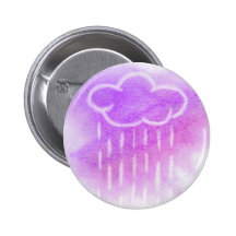 Rainy Days (Pink) Badge/Button