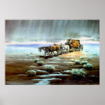 RAINY STAGE by SHARON SHARPE posters