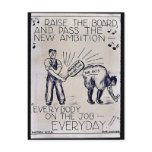 Raise The Board And Pass The New Ambition Post Card