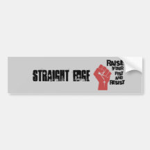 Raise your fist and resist bumper stickers