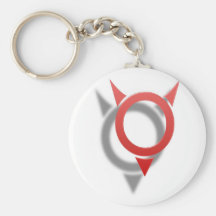 Raised Devil Keychain