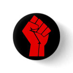 Raised Fist Button