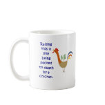 Raising Kids is Like Being Pecked to Death mugs