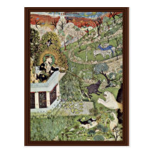 Raja Ram Singh Ii In The Hunt By Indischer Maler U Postcards