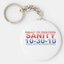 RALLY TO RESTORE SANITY KEYCHAIN