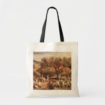Ralph Lambton and his Hounds by James Ward Canvas Bag