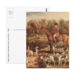 Ralph Lambton and his Hounds by James Ward postcards