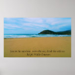 Ralph Waldo Emerson inspirational quote POSTER posters