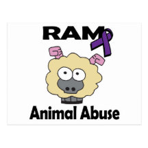 RAM Animal Abuse Post Cards