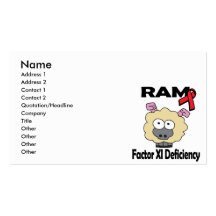 RAM Factor XI Deficiency Business Cards