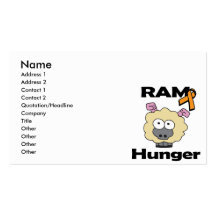 RAM Hunger Business Cards