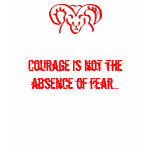 Ram | Real Courage with Fear t-shirts