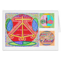 RAMA - Karuna Reiki Healing Sign by Navin Joshi Greeting Cards
