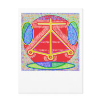 RAMA - Karuna Reiki Healing Sign by Navin Joshi Postcard
