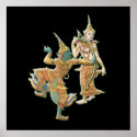 RAMA SITA - RAMAYANA HINDU BUDDHIST GOD posters
