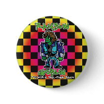 Ramblin Goblin 8bit Badge (Ben) Pinback Button