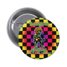 Ramblin Goblin 8bit Badge (Wookiee) Button