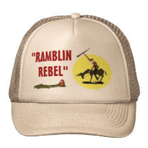 "RAMBLIN, REBEL" MESH HAT