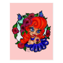 Ramblin' Rose POSTCARD