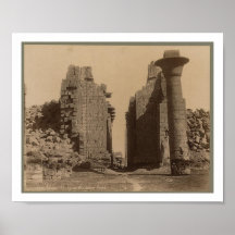 Ramesseum. Egypt circa 1867 Posters