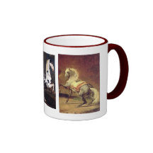 RAMPANT  HORSES COFFEE MUGS