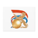 Rampant Lion Netherlands flag gear postcards