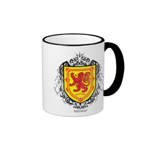 Rampant Lion Tribal Mugs