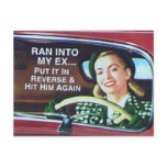 Ran Into My Ex Postcard