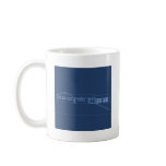 Ranch Style House: Blue Print Coffee Mugs