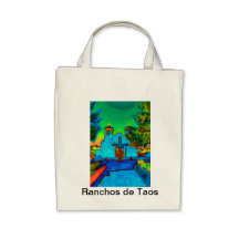 Ranchos de Taos Canvas Bag