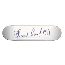 Rand Paul MD Signature Autograph Skate Board
