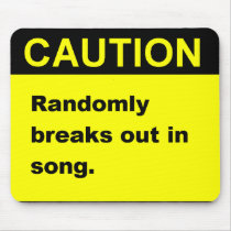 Randmon Song Mouse Mat