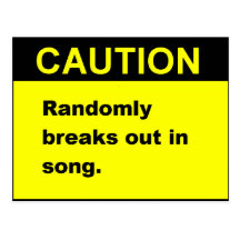 Randmon Song Post Card