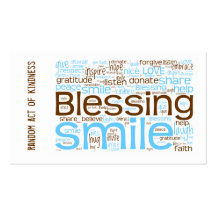 Random Act of Kindness Card Business Card