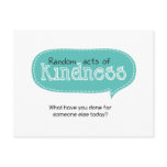 Random Acts of Kindness postcards