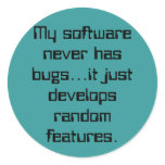 Random Features Stickers